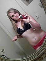 Sexy blond teen